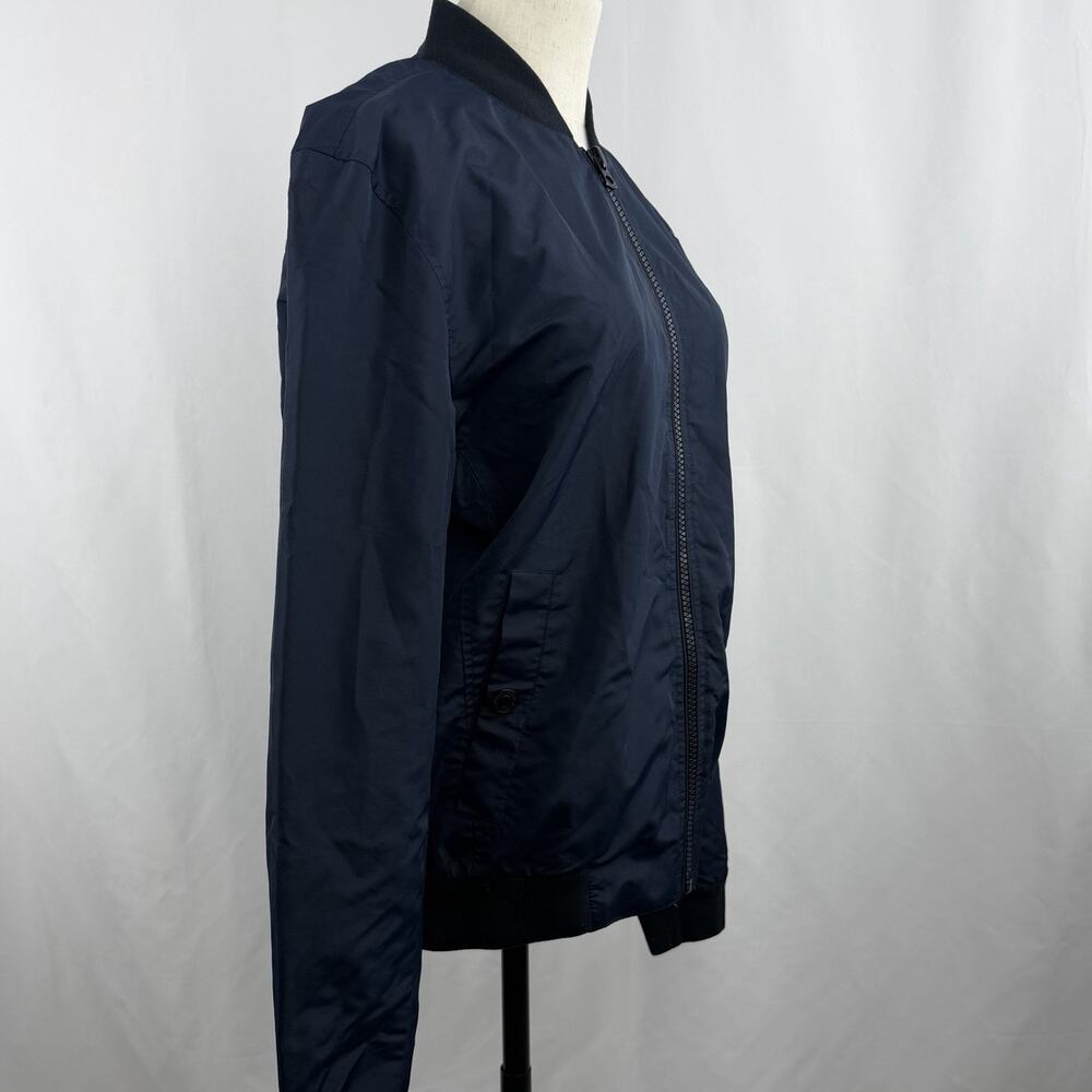 Lucky Brand Men’s Lightweight Bomber Jacket Navy Mesh Lined Size Medium - Picture 2 of 9